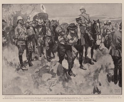 The Surrender at Paardeberg, marshalling the Prisoners by Frank Craig